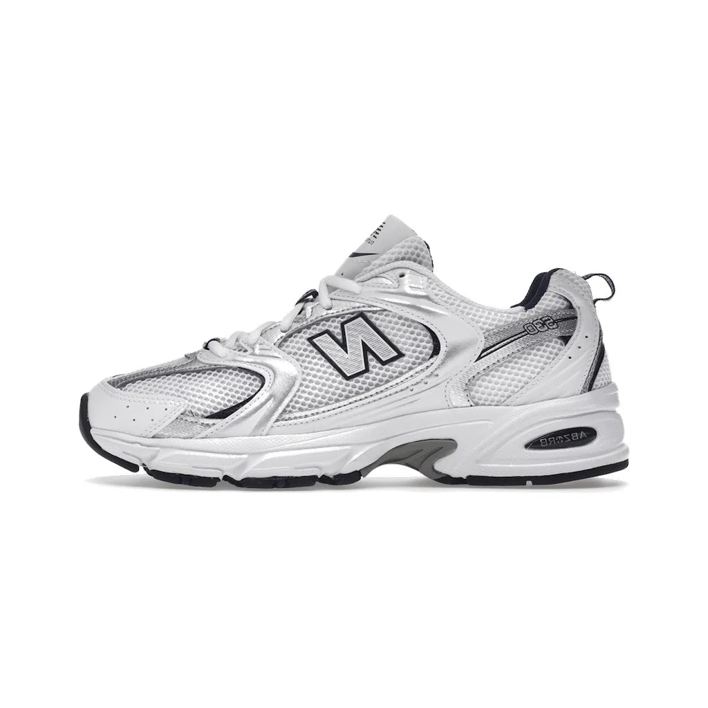 New Balance 530 White Silver Navy