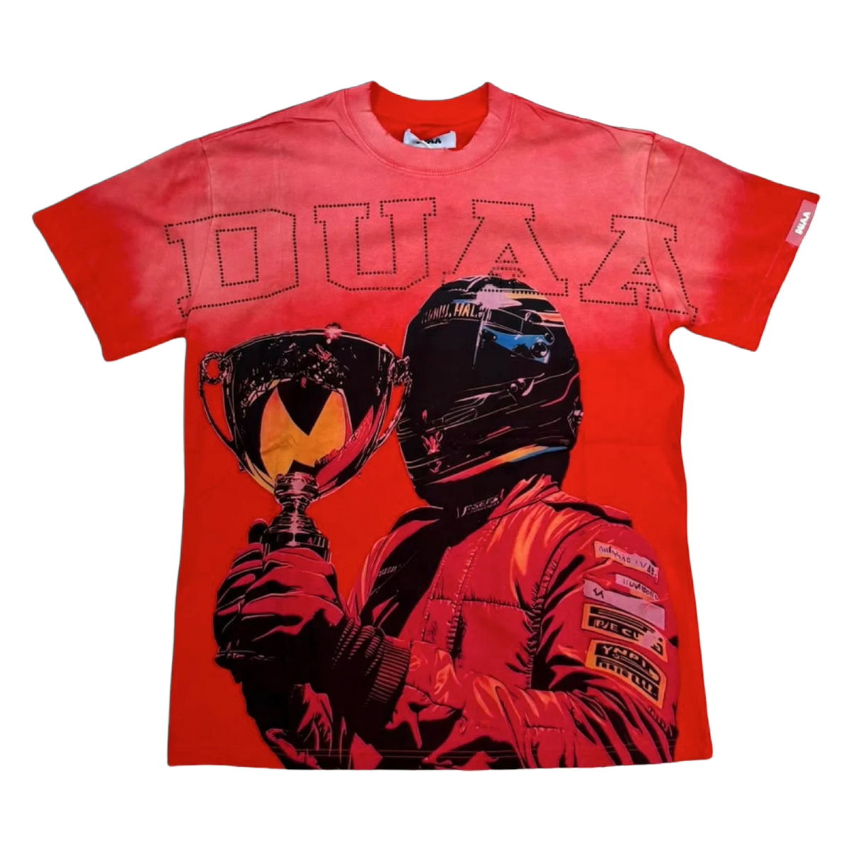 Duaa Trophy Racers Tee — Red
