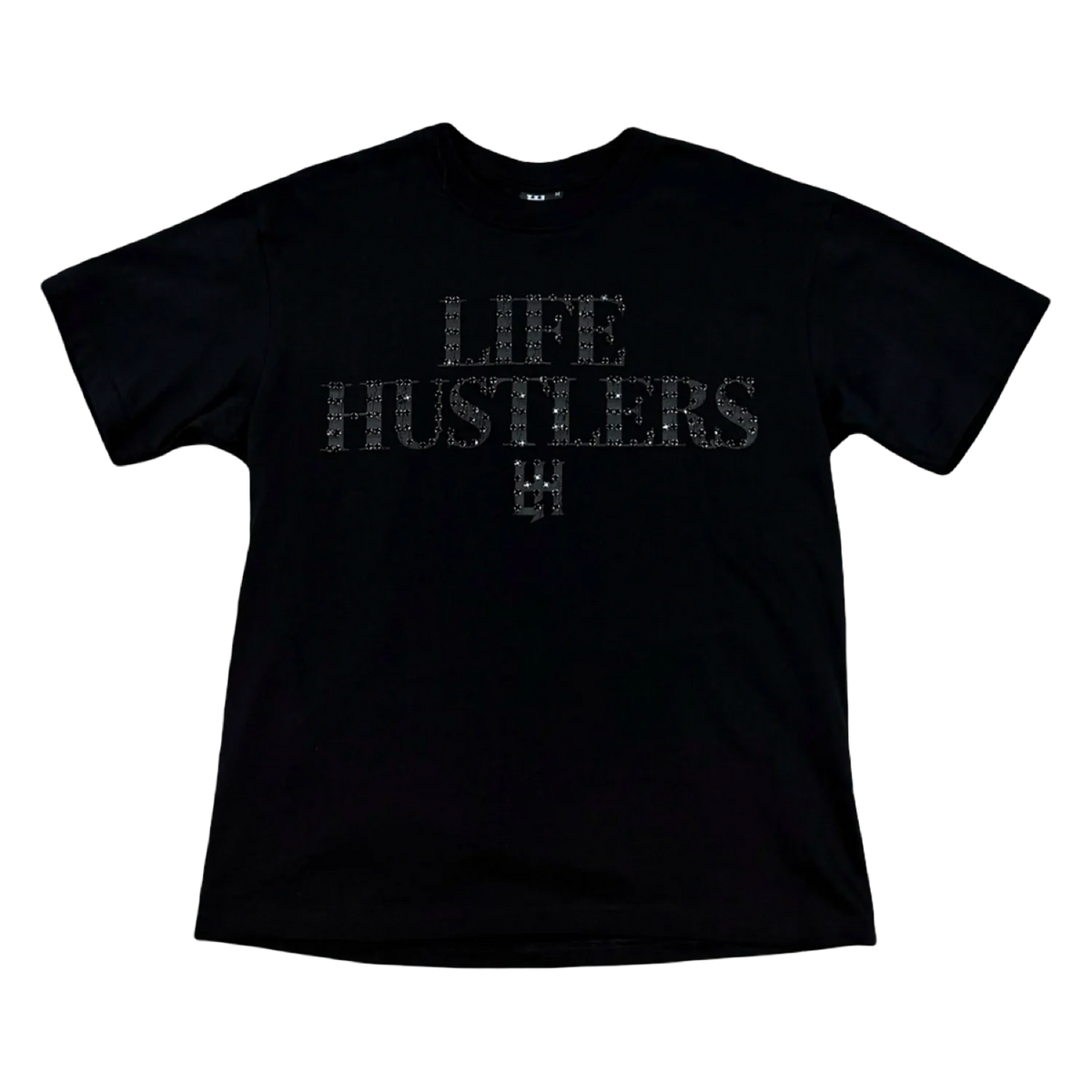 Life Hustlers Logo Tee — Black