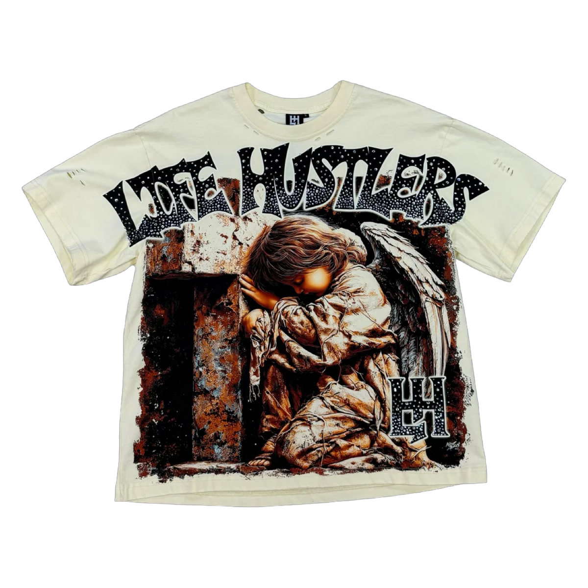 Life Hustlers Winged Creature Tee — Cream
