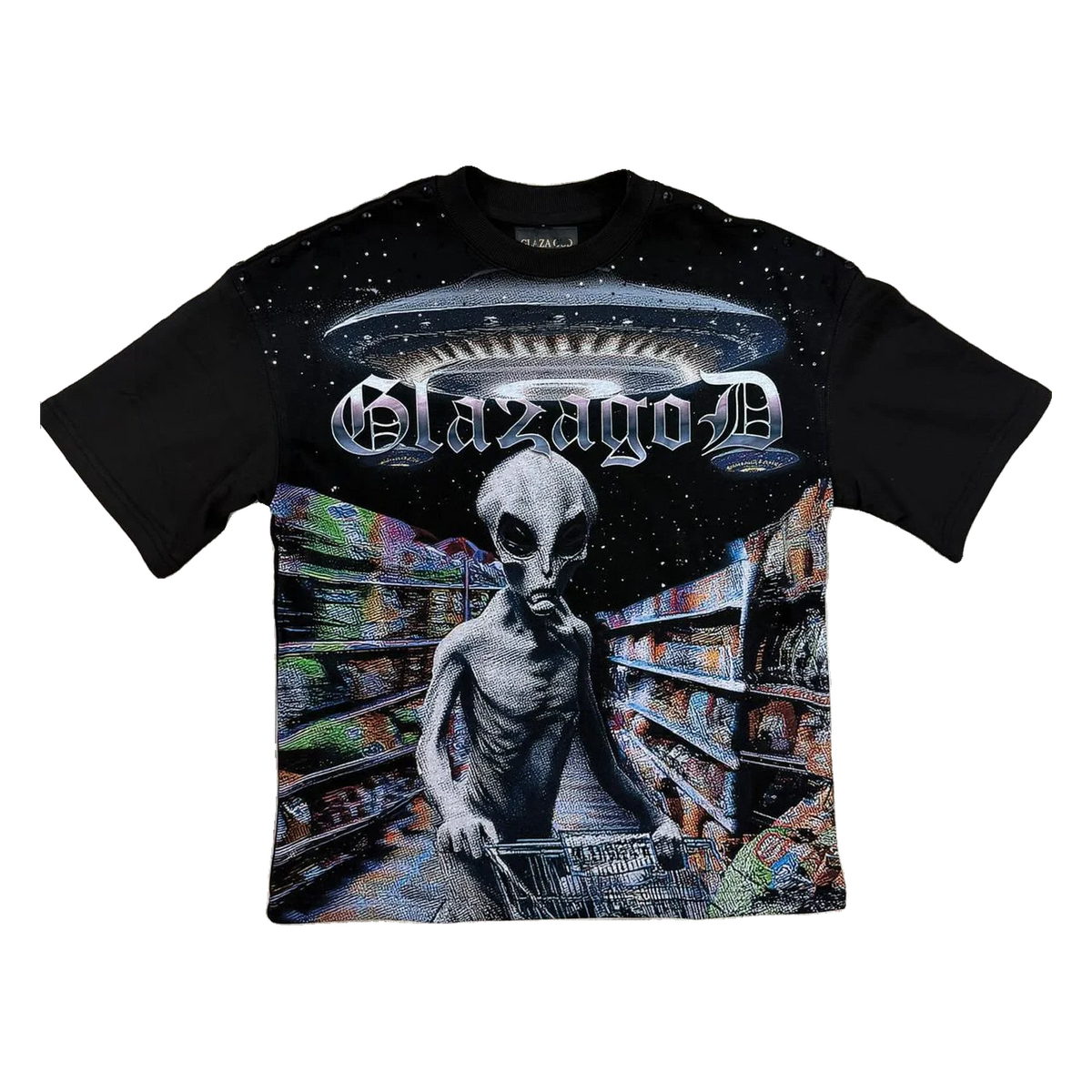 GlazagoD Alien Store Tee — Black