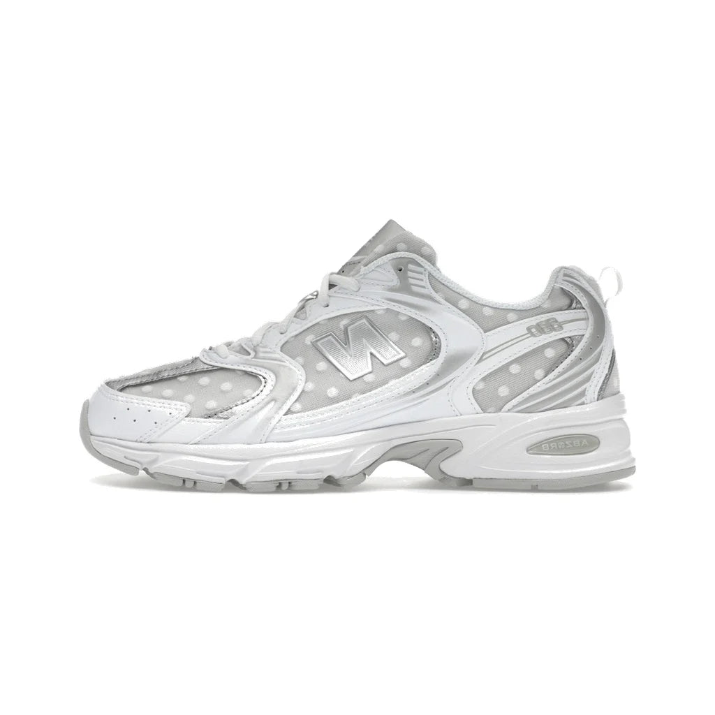 New Balance 530 Silver Metallic Polka Dots