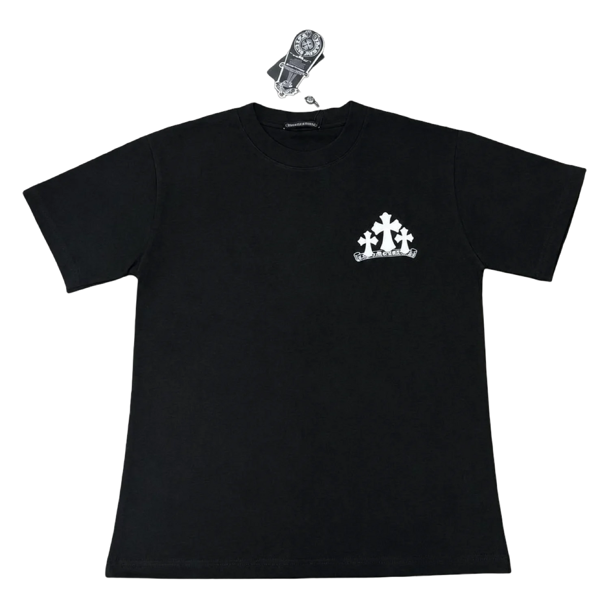 Triple Cross Tee — Black