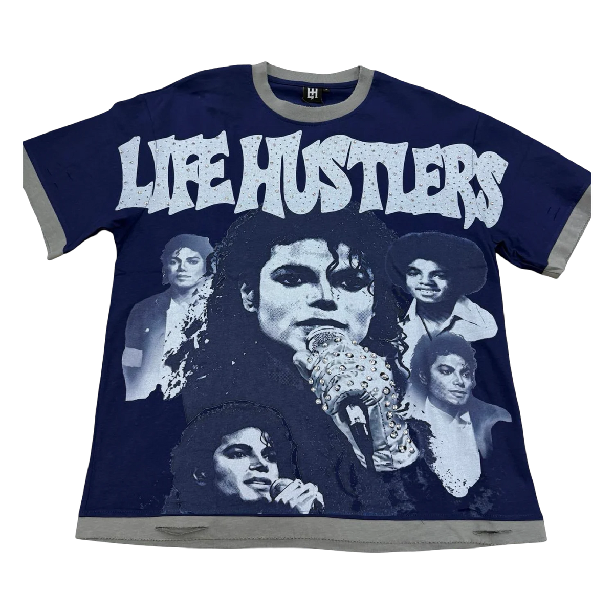 Life Hustlers Legends Tee — Navy