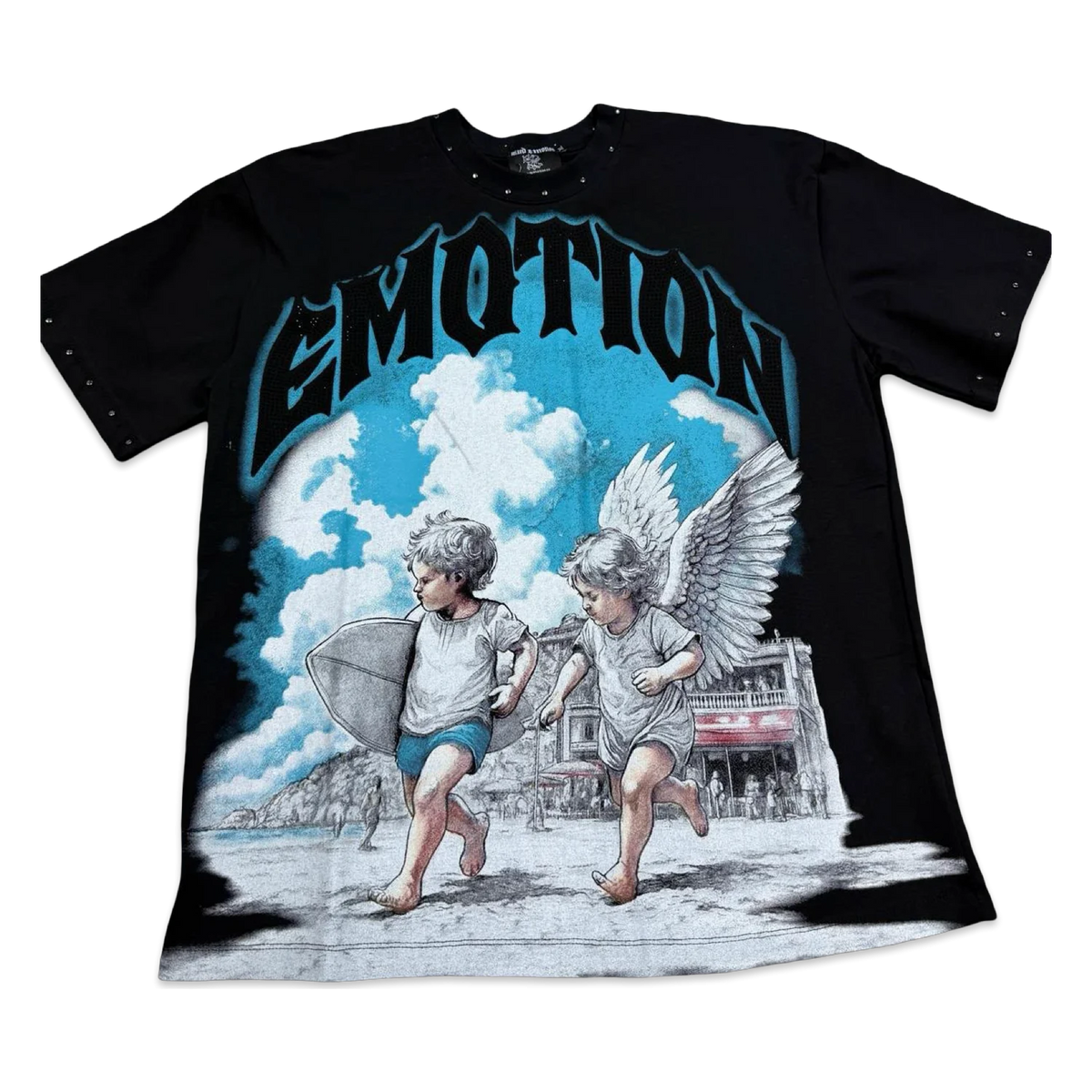 Mixed Emotion Cherub Escape Tee — Cream