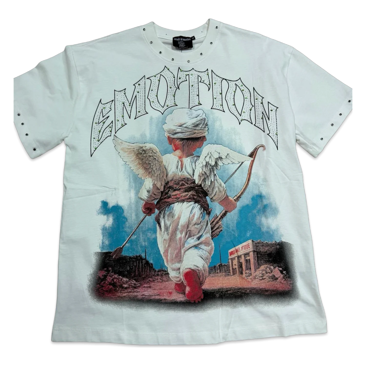 Mixed Emotion Archer Cherub Tee — Mint